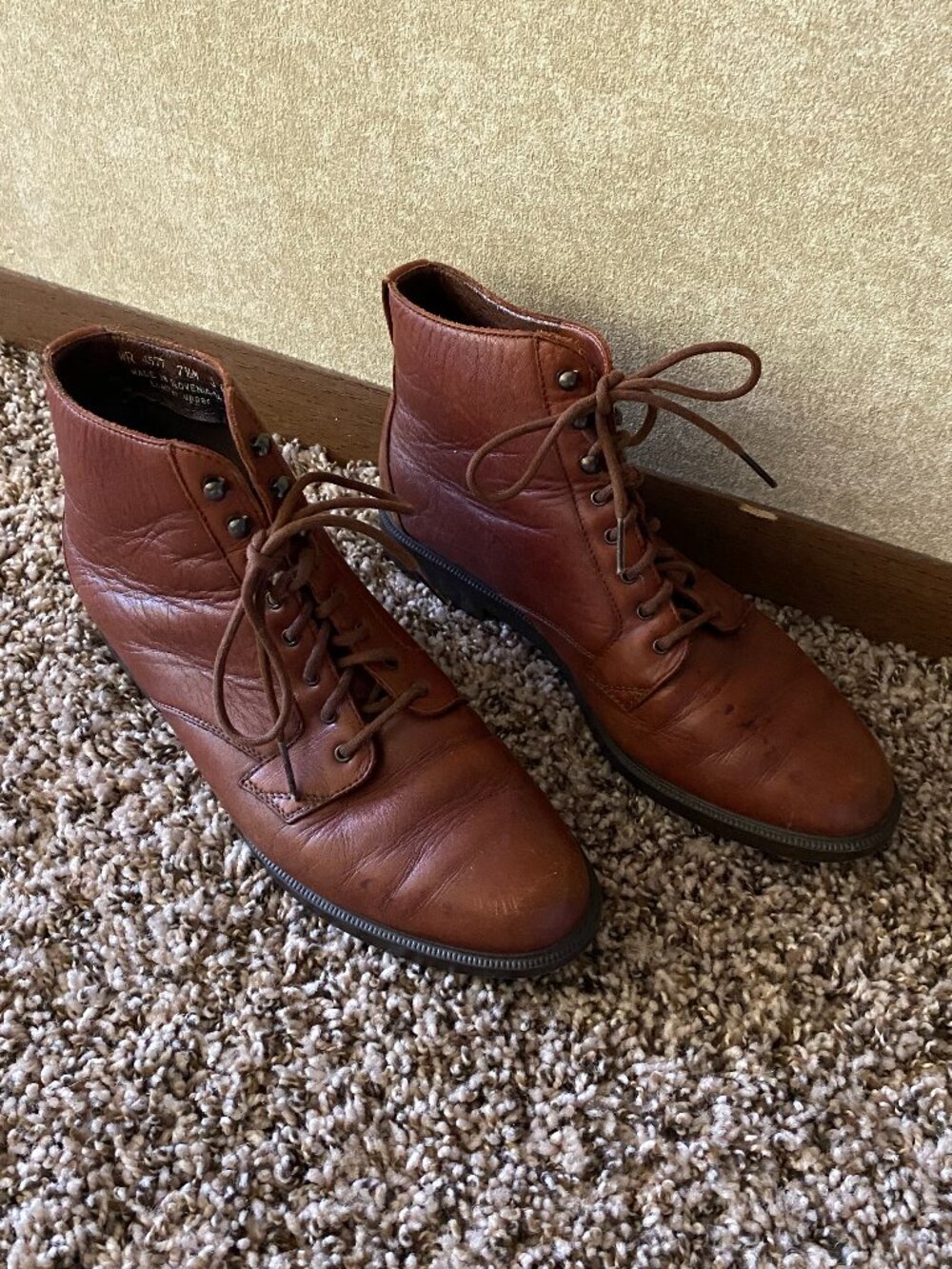 Vintage Rockport Leather Lace up Chukka Boots Men's Size 7.5